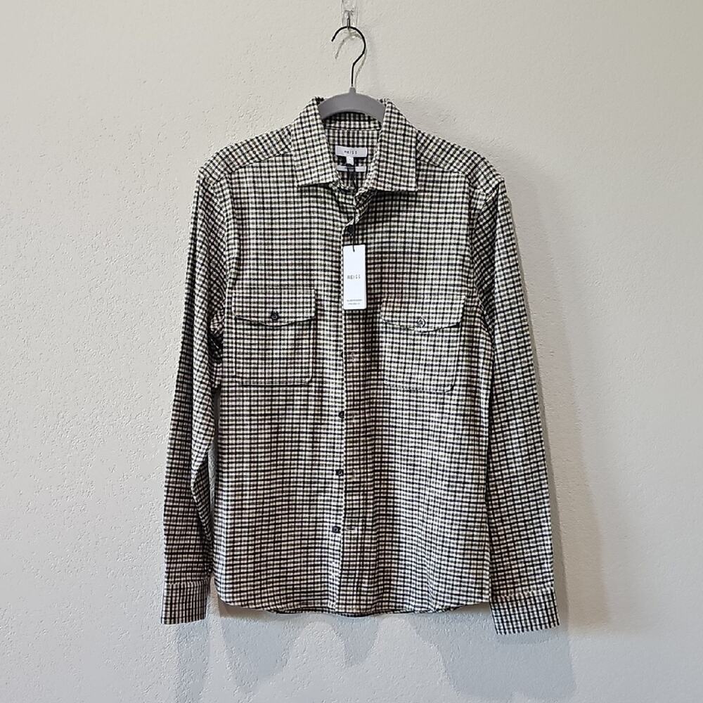 NWT Reiss Kane Checkered Men's Shirt